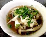 けいこ出汁のあんかけ豆腐きのこ作り方5写真