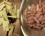 簡単包まない★ミートローフとナスの棒餃子作り方1写真