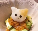 アボカドなめこおろし☆雪ウサギバージョン作り方4写真