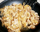 アメ色玉ねぎのこってり生姜焼き作り方3写真