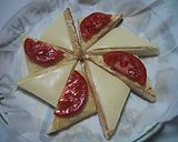 食パンdeトマトとチーズのカナッペ作り方6写真