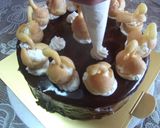 スワンバースディケーキ作り方25写真