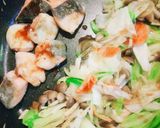 栄養満点♡鮭と野菜のソース炒め作り方18写真