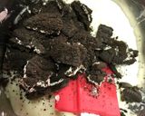 材料3つ★焼かないオレオチーズケーキ作り方5写真