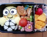 ミニオン☆サッカー☆キャラ弁作り方2写真