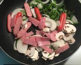 フライパンで♪懐かし具だくさんナポリタン作り方4写真