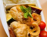 鶏とさつま芋のサッパリ焼漬け弁当作置きも作り方6写真