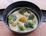 レンジで！鶏むね肉とかぼちゃのクリーム煮作り方6写真