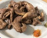 鉄分☆豚ハツのシンプル焼き作り方9写真