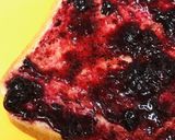 ブルーベリージャムのトースト●蜂蜜コート作り方2写真