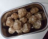 作りおきミートボール①ケチャップ★お弁当作り方4写真