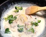 ブロッコリーとベーコンのクリームパスタ作り方9写真