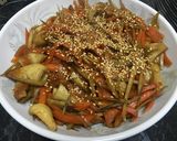 ちくわ入りきんぴらごぼう作り方15写真