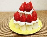 クリスマスに☆食パンdeキャンドルケーキ作り方4写真