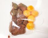 鶏レバーと冷凍卵の醤油漬け作り方14写真