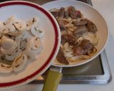 「毎月作る世界の料理」ビーフストロガノフ作り方2写真