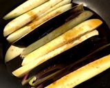 茄子だけのちょっぴり中華なすき焼き風作り方4写真