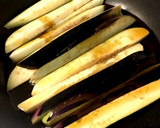 茄子だけのちょっぴり中華なすき焼き風作り方4写真