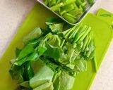 空芯菜とひき肉のオイスターソース炒め作り方2写真