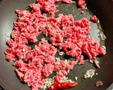 空芯菜とひき肉のオイスターソース炒め作り方6写真