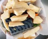 全てレンジ塩鯖と大和芋根菜の南蛮漬け風作り方17写真