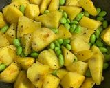 サツマイモと枝豆のマヨネーズ炒め作り方8写真