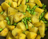 サツマイモと枝豆のマヨネーズ炒め作り方8写真