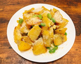 サツマイモと枝豆のマヨネーズ炒め作り方9写真