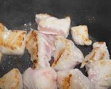 さつまいもと豚肉の煮もの作り方3写真