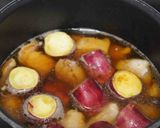 さつまいもと豚肉の煮もの作り方4写真