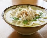 鶏むね肉とセロリのあっさりうどん作り方4写真