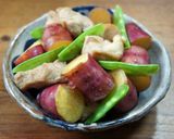 さつまいもと豚肉の煮もの作り方6写真