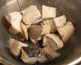 美味ヘルシー♪茹でかつおの味噌だれかけ作り方2写真