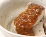 美味ヘルシー♪茹でかつおの味噌だれかけ作り方3写真