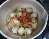 ホタテとキムチの甘辛丼(激速)作り方4写真