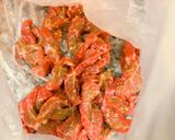 牛肉とピーマンのオイスターソース炒め作り方1写真
