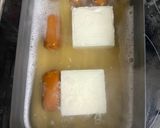 キャンプ飯！シーフードバジルチーズパスタ作り方1写真