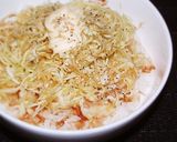 キャベツと生卵のマヨ醤油作り方5写真