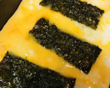 玉子焼き●味つけ海苔を巻きこむ厚焼き玉子作り方1写真