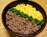 お弁当にも♡味噌たまごの三色そぼろ丼作り方3写真