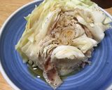 豚バラとキャベツの蒸し物作り方4写真