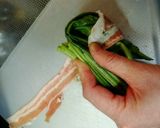 ずぼら❤️ほうれん草の豚バラ肉巻き作り方3写真