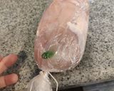 鶏の2色手作りハム作り方8写真