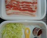 ずぼら❤️豚バラ肉のキャベツ包み焼き作り方1写真