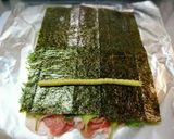 旨っ❤️大葉と海苔の肉巻(柚子/わさび)作り方5写真