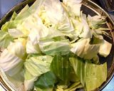 鶏肉とキャベツのマヨポン炒め作り方1写真