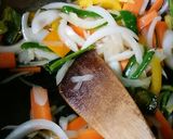 ピーマンの肉詰めをカレースープで作り方5写真