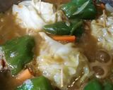 ピーマンの肉詰めをカレースープで作り方7写真