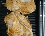 簡単料理！！魚グリルde鶏肉の照り焼き作り方3写真