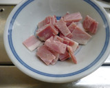 かぼちゃとハムのカレー粉マヨネーズ和え♪作り方3写真